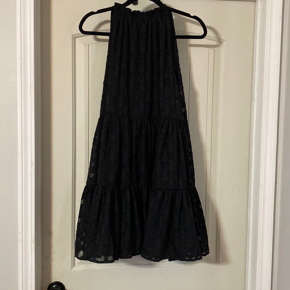 Gorgeous Black mid. slightly full dress. Size small. Made by Sweet Lovely by Jen